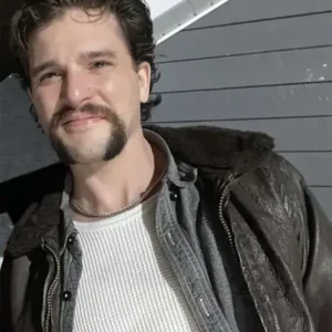 Buy Ricky Blood for Dust 2024 Black Shearling Leather Jacket