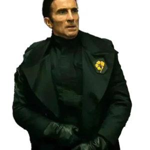Buy Sharlto Copley Boy Kills World 2024 Black Wool Coat