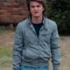 Buy Steve Harrington Stranger Things Grey Bomber Jacket