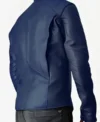 Buy Superman Man Of Steel Blue Leather Jacketa