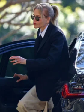 Buy Sydney Out Nicole Kidman Black Coat