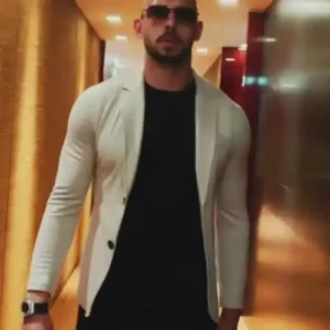 Buy Top G Cobra Andrew Tate Beige Blazer Coat for Sale Men and Women