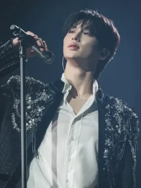 Byeon Woo seok Lovely Runner 2024 Black Sequin Jacket