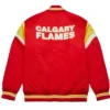 Calgary Flames Heavyweight Red Varsity Jacket