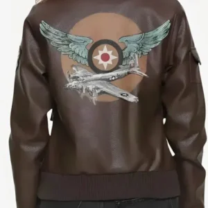 Carol Danvers Captain Marvel Brown Flight Bomber Jacket