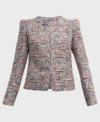Carrie Preston Elsbeth 2024 Tweed Crop Jacket 