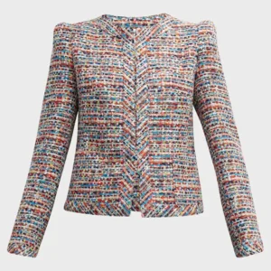 Carrie Preston Elsbeth 2024 Tweed Crop Jacket 