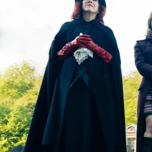 Catherine OHara Beetlejuice Beetlejuice Long Cape Cloak Coat