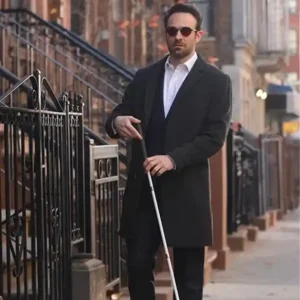 Charlie Cox Daredevil Born Again Black Long Coat
