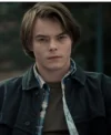 Charlie Heaton Stranger Things Black Denim Jacket 1