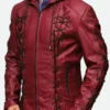 Colton Haynes Arrow Red Hooded Jacket For Men