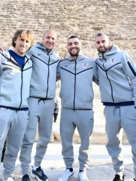 Croatian Football Team Grey Tracksuit