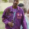 Curb Your Enthusiasm S12 J.B. Smoove Denim Purple Jacket