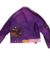 Curb Your Enthusiasm S12 J.B. Smoove Denim Purple Jacket Back