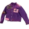Curb Your Enthusiasm S12 J.B. Smoove Denim Purple Jacket For Men