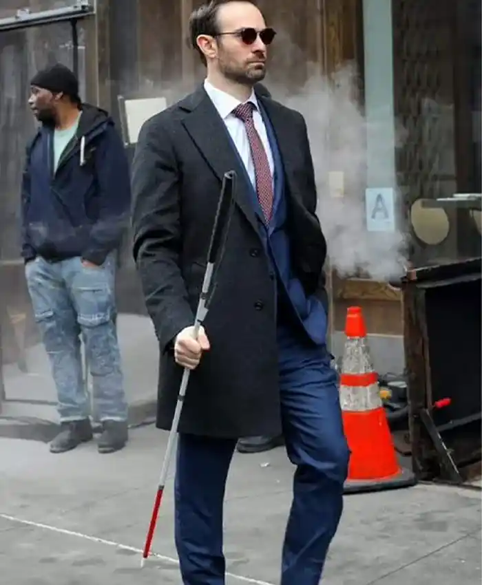 Daredevil Born Again Charlie Cox Long Coat