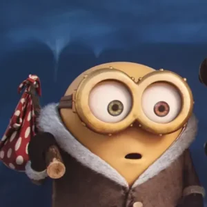 Despicable Me 4 Minions Shearling Leather Jacket