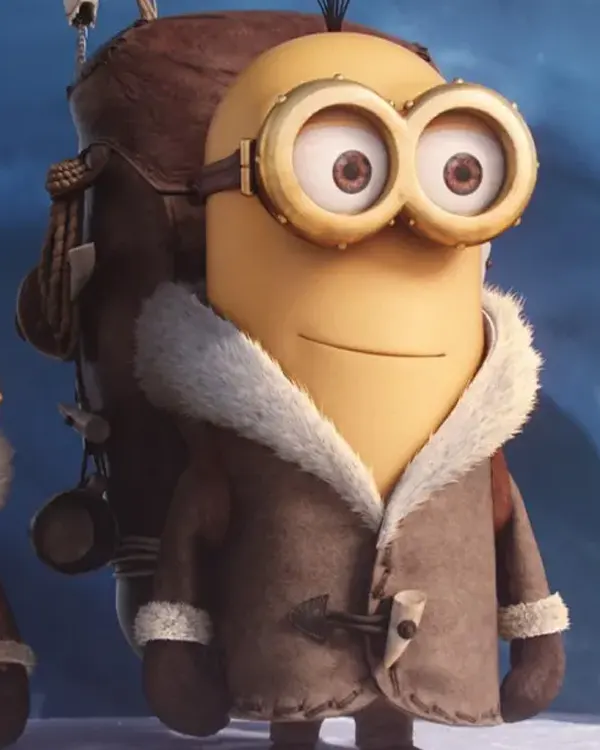 Despicable Me 4 Minions Shearling Leather Jacket On Sale