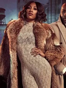 Diarra Brickland Diarra From Detroit 2024 Fur Long Coat