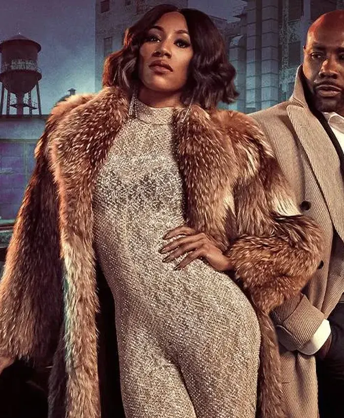 Diarra Brickland Diarra From Detroit 2024 Fur Long Coat