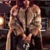 Diarra Brickland Diarra From Detroit Fur Long Coat