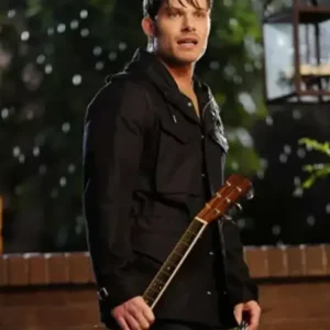 Dr. Atticus Lincoln Greys Anatomy Black Cotton Jacket For Sale