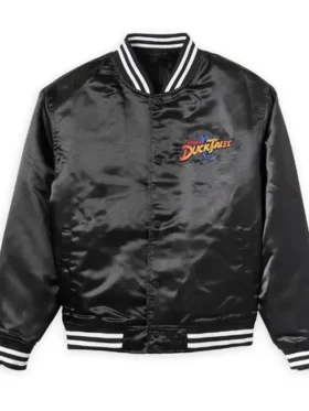 Ducktales Black Satin Varsity Jacket