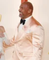 Dwayne Johnson Oscar Awards 2024 Peach Blazer