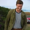 Ed Speleers Irish Wish 2024 Green Cotton Jacket