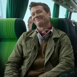 Ed Speleers Irish Wish 2024 Green Cotton Jacket For Sale