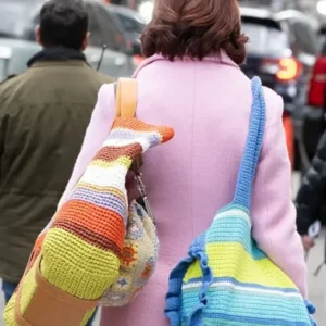 Elsbeth 2024 Carrie Preston Pink Wool Coat