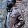 FBI Morris Kalu Brown Leather Jacket