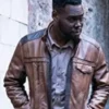 FBI Morris Kalu Brown Leather Jacket For Sale