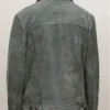 FBI Season 05 Agent Omar Adom Grey Suede Jacket Back