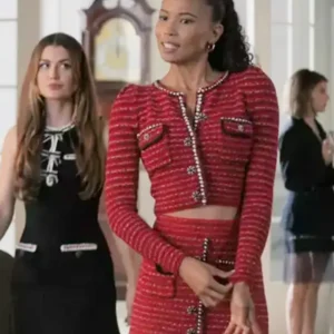 Fola Evans Akingbola Upgraded 2024 Red Cropped Jacket