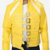 Freddie Mercury Concert Yellow Leather Jacket