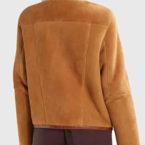 George Brown B 3 Bomber Suede Leather Jacket Back