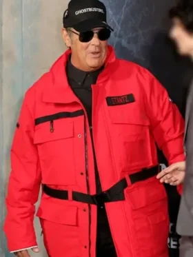 Ghostbusters Frozen Empire Dan Aykroyd Red Jacket