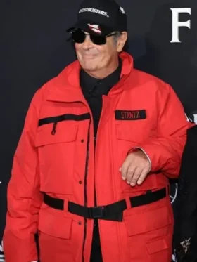 Ghostbusters Frozen Empire Dan Aykroyd Red Jacket For Men