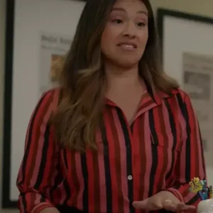 Gina Rodriguez Upgraded 2024 Striped Shirt