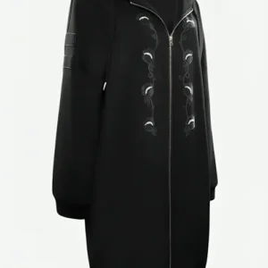 Goody Addams Wednesday Black Hoodie