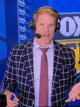 Greg Olsen Black Plaid Coat