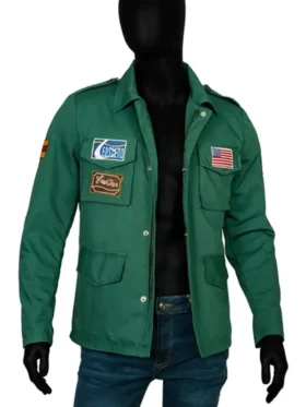 Guy Cihi Silent Hill 2 Green Leather Jacket