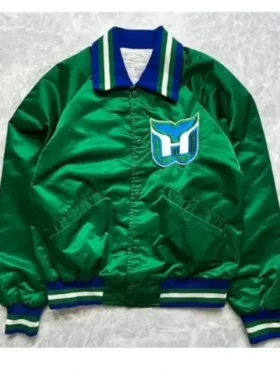 Hartford Whalers Starter Green Satin Jacket