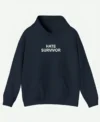 Hate Survivor Dark Blue Hoodie
