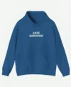 Hate Survivor Royal Blue Hoodie