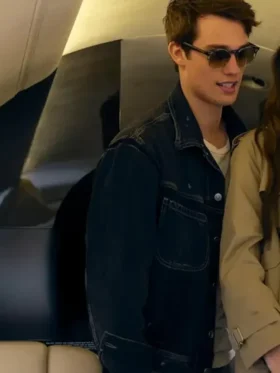 Hayes The Idea of You 2024 Blue Denim Jacket