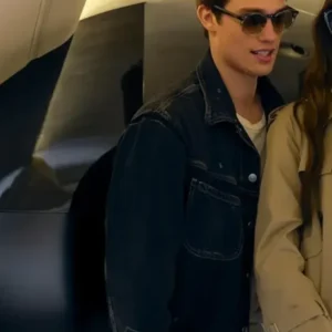 Hayes The Idea of You 2024 Blue Denim Jacket