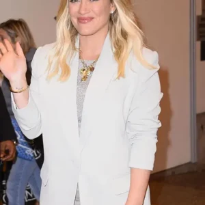 Hilary Duff White Women Blazer