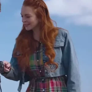 Irish Wish 2024 Lindsay Lohan Denim Jacket